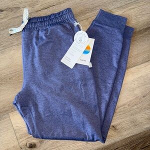 NWT Vuori Cosmic Heather Purple Performance Joggers Pants Small Long Tall S